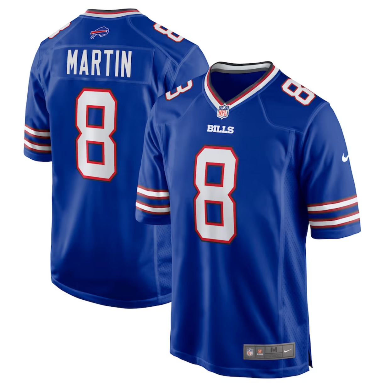 Men's Buffalo Bills Sam Martin Nike Royal Game Player Jersey