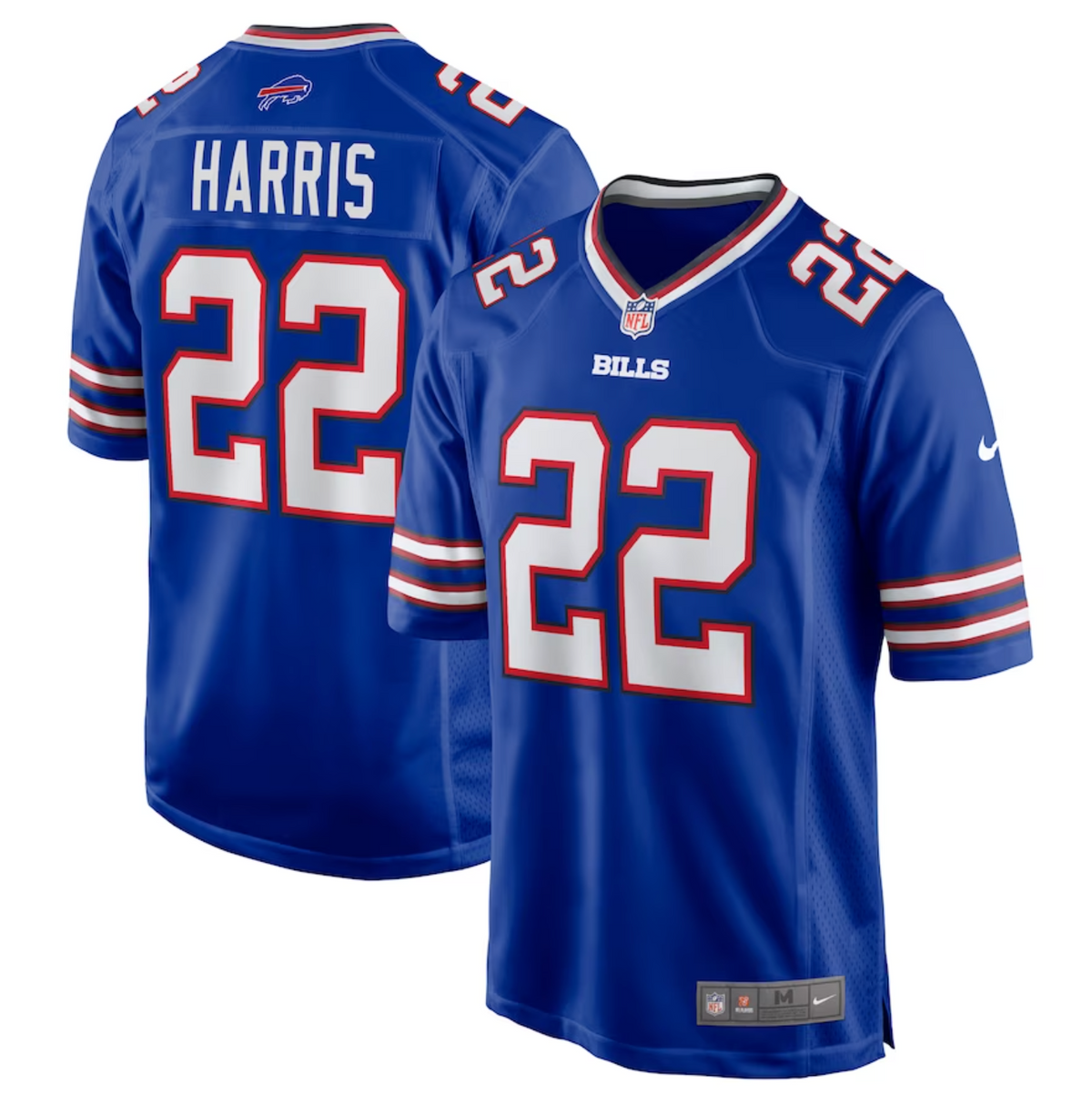 Men's Buffalo Bills Damien Harris Nike Royal Game Player Jersey