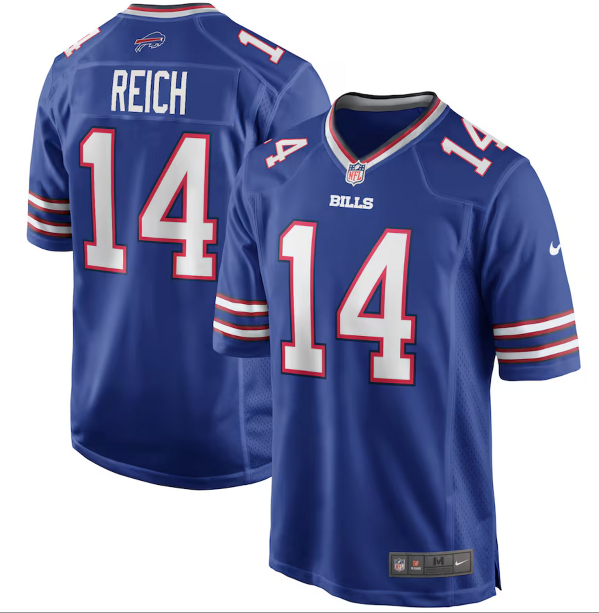 Men's Buffalo Bills Frank Reich Nike Royal Game Retired Player Jersey