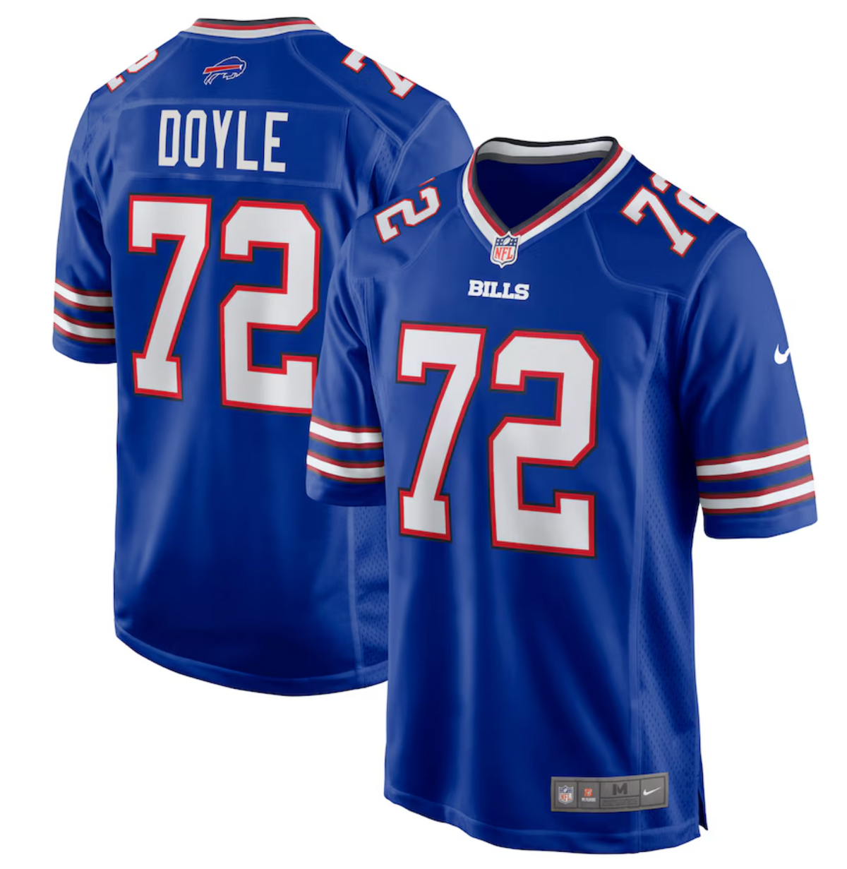 Men's Buffalo Bills Tommy Doyle Nike Royal Game Player Jersey