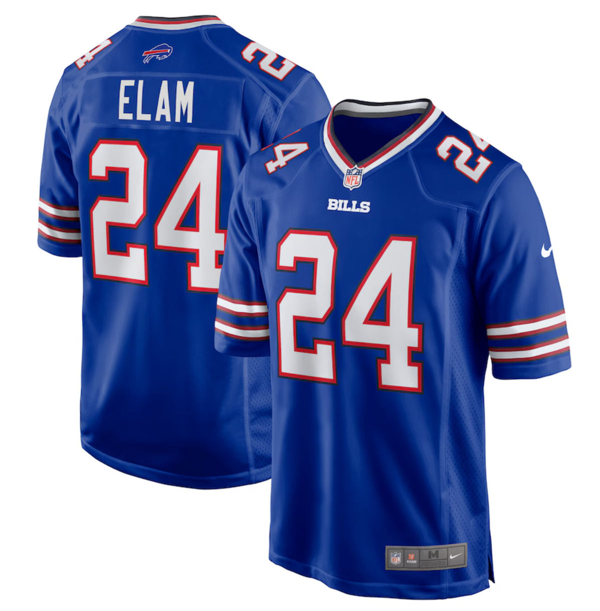 Men's Buffalo Bills Kaiir Elam Nike Royal Player Game Jersey