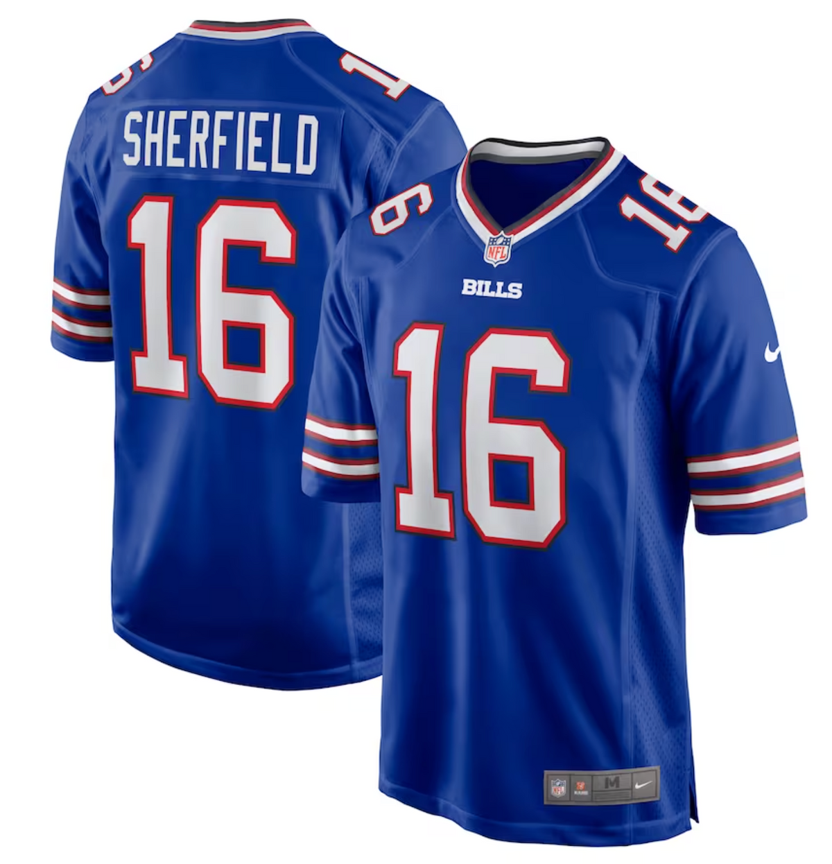 Men's Buffalo Bills Trent Sherfield Nike Royal Game Player Jersey