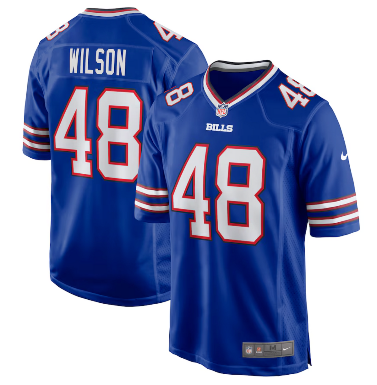 Men's Buffalo Bills Joel Wilson Nike Royal Team Game Jersey