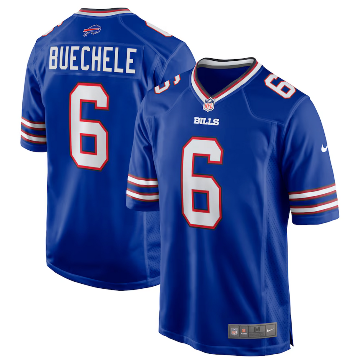 Men's Buffalo Bills Shane Buechele Nike Royal Team Game Jersey