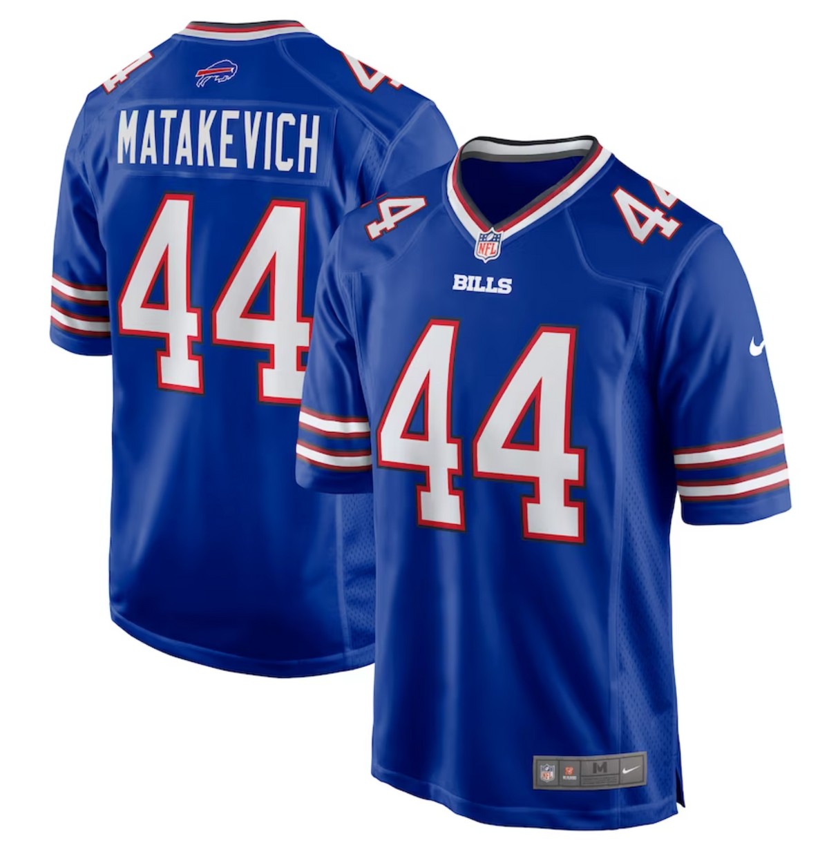 Men's Buffalo Bills Tyler Matakevich Nike Royal Game Jersey