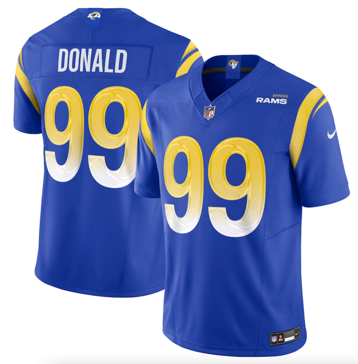 Men's Los Angeles Rams Aaron Donald Nike Royal Vapor F.U.S.E. Limited Jersey