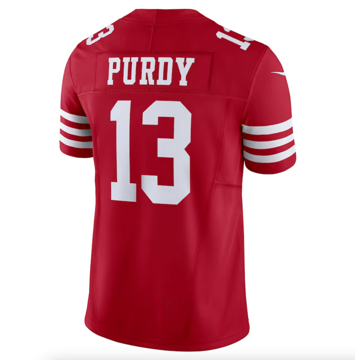 Men's San Francisco 49ers Brock Purdy Nike Scarlet Vapor F.U.S.E. Limited Jersey