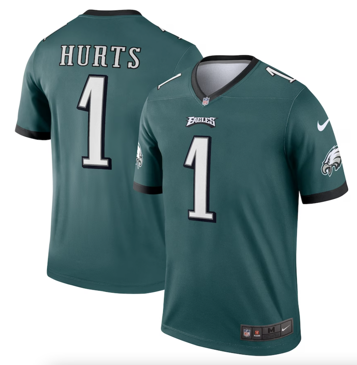 Men's Philadelphia Eagles Jalen Hurts Nike Midnight Green Legend Jersey