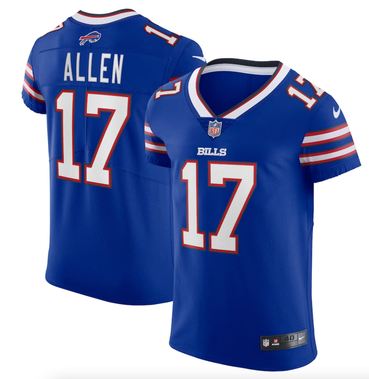 Men's Buffalo Bills Josh Allen Nike Royal Vapor Elite Player Jersey