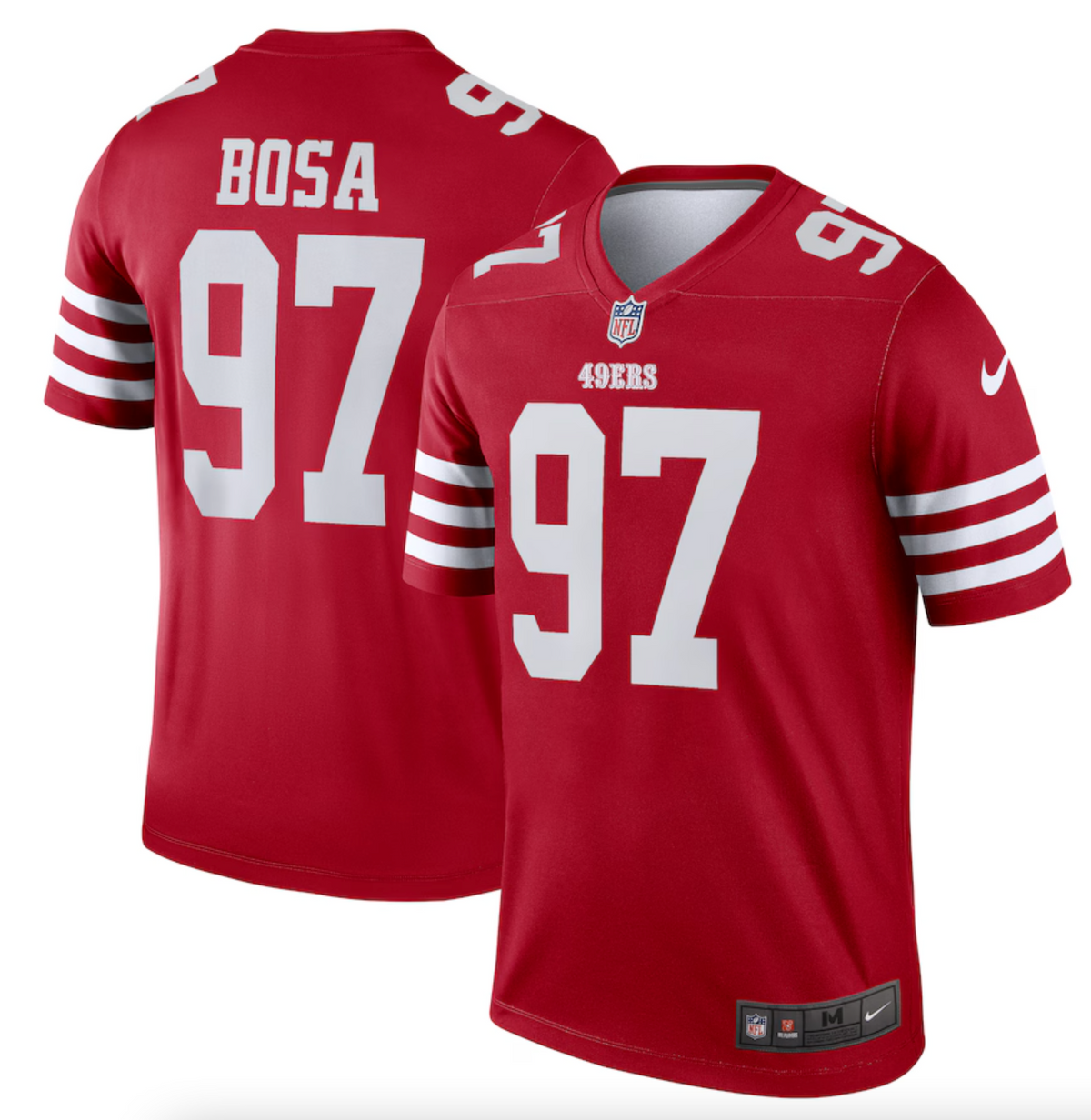 Men's San Francisco 49ers Nick Bosa Nike Scarlet Legend Jersey