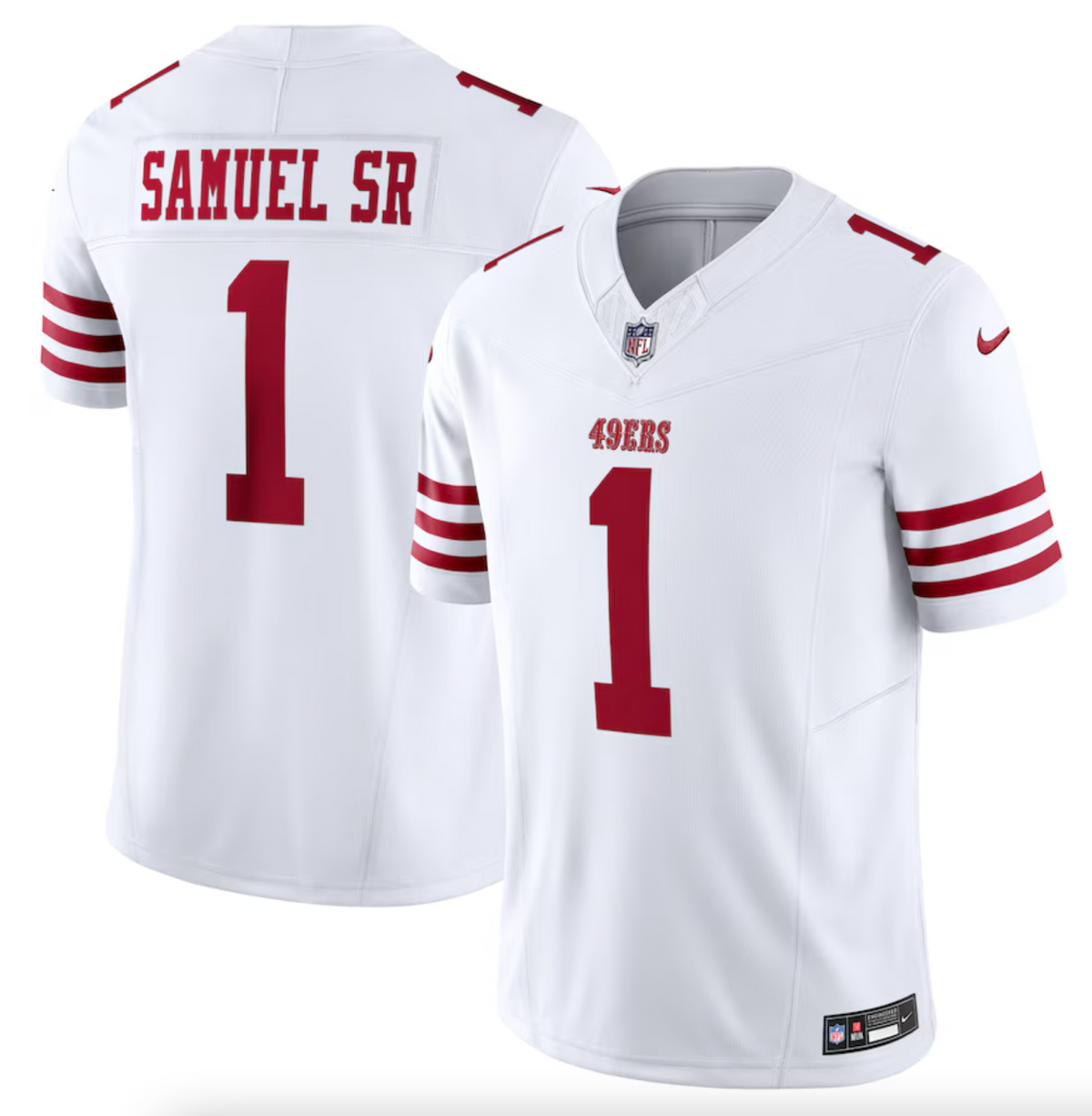 Men's San Francisco 49ers Deebo Samuel Sr Nike White Vapor F.U.S.E. Limited Jersey Special Event Item