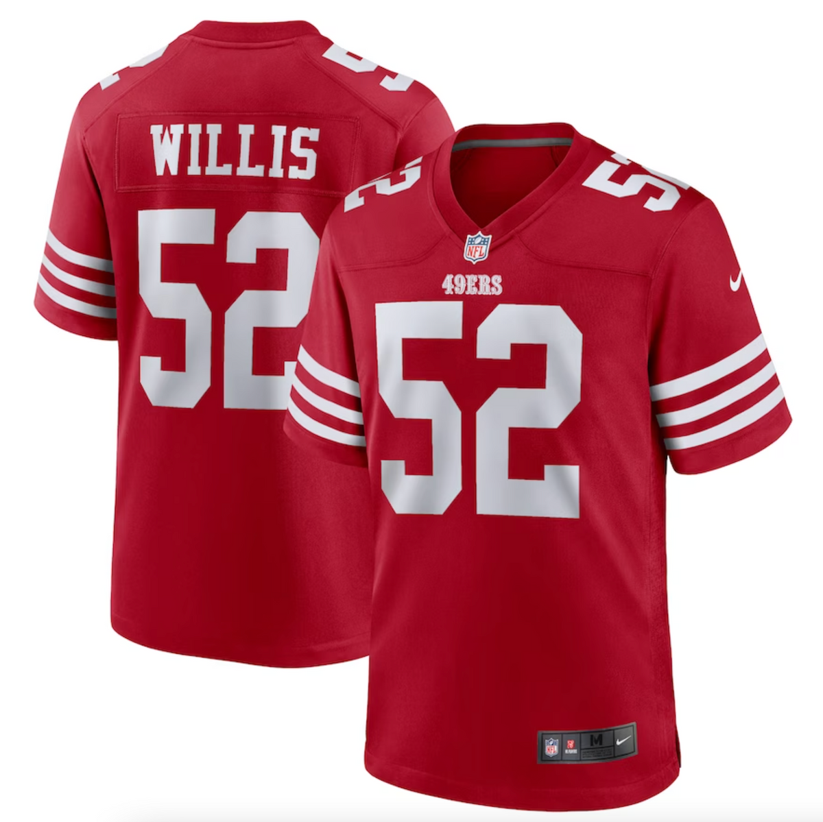 Men's San Francisco 49ers Patrick Willis Nike Scarlet Retired Player Game Jersey