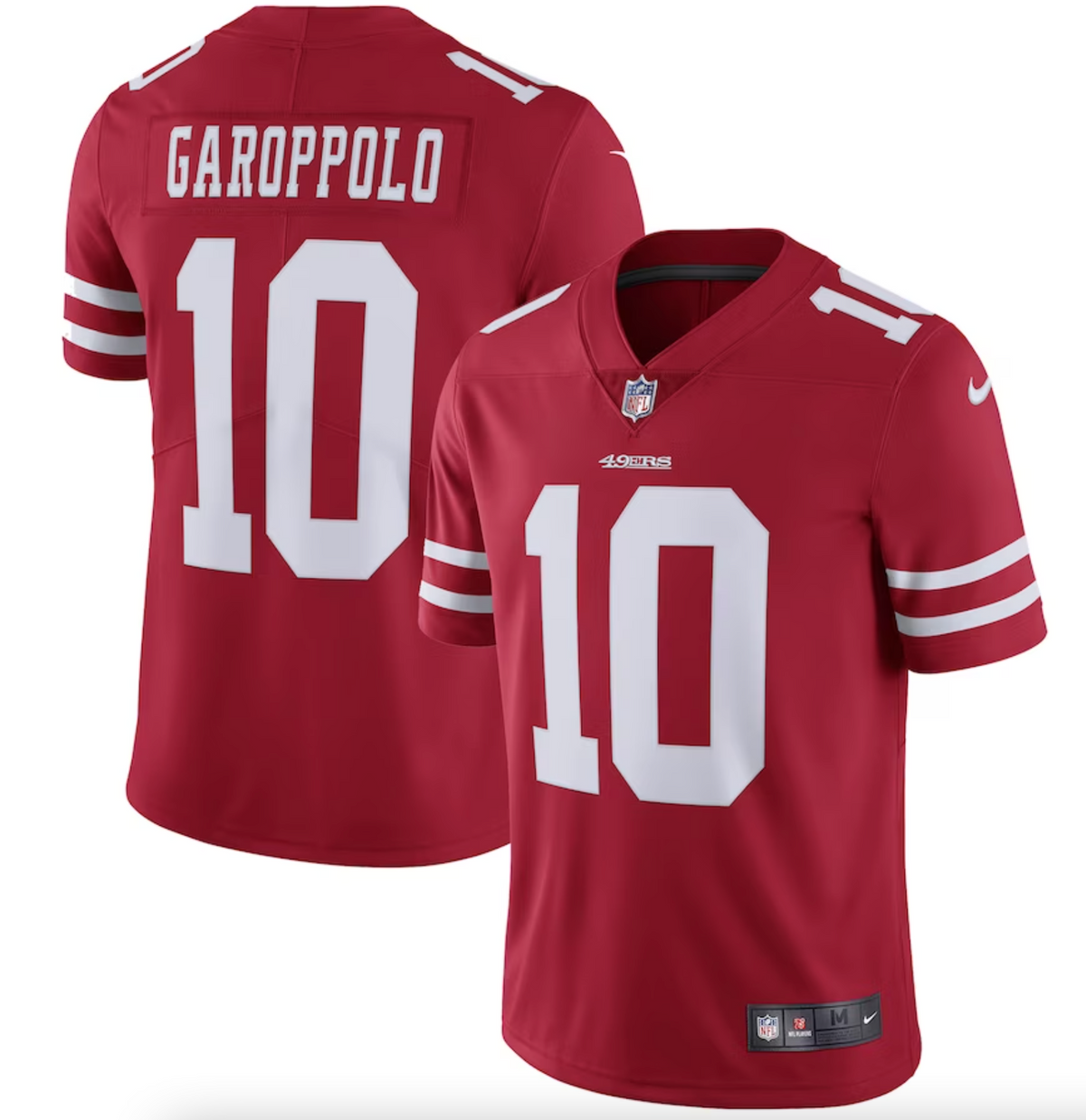 Men's San Francisco 49ers Jimmy Garoppolo Nike Scarlet Vapor Untouchable Limited Jersey