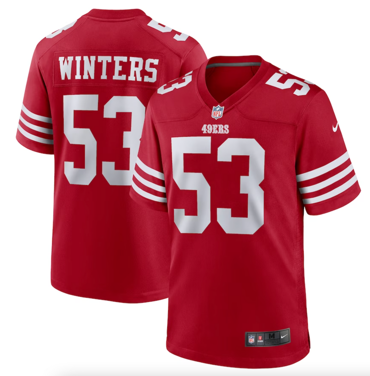 Men's San Francisco 49ers Dee Winters Nike Scarlet Team Game Jersey