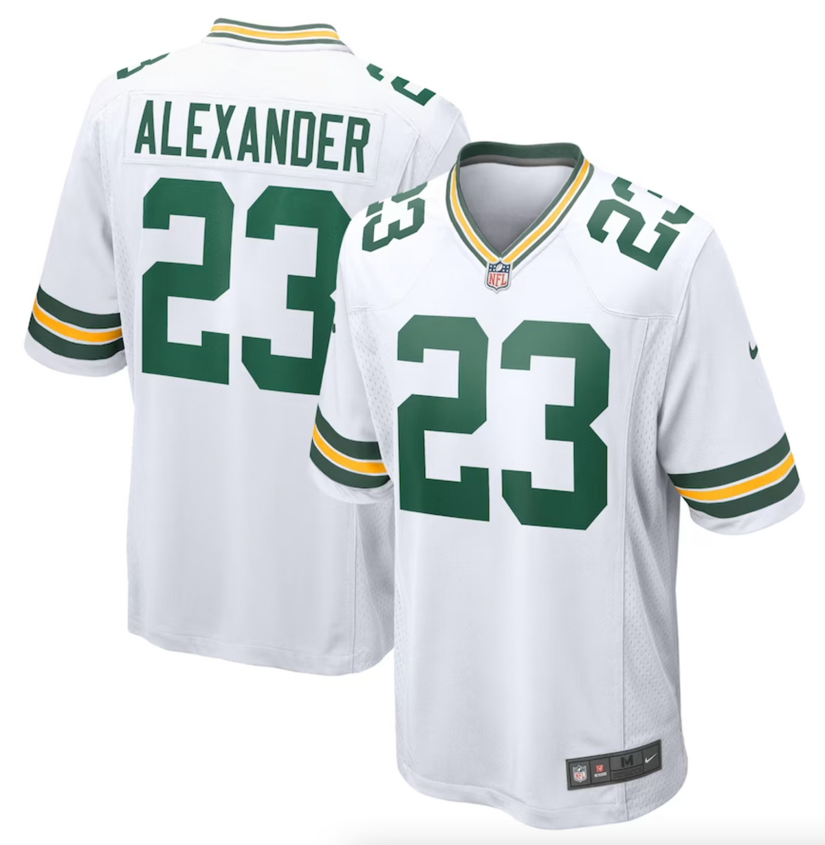 Men's Green Bay Packers Jaire Alexander Nike White Game Player Jersey