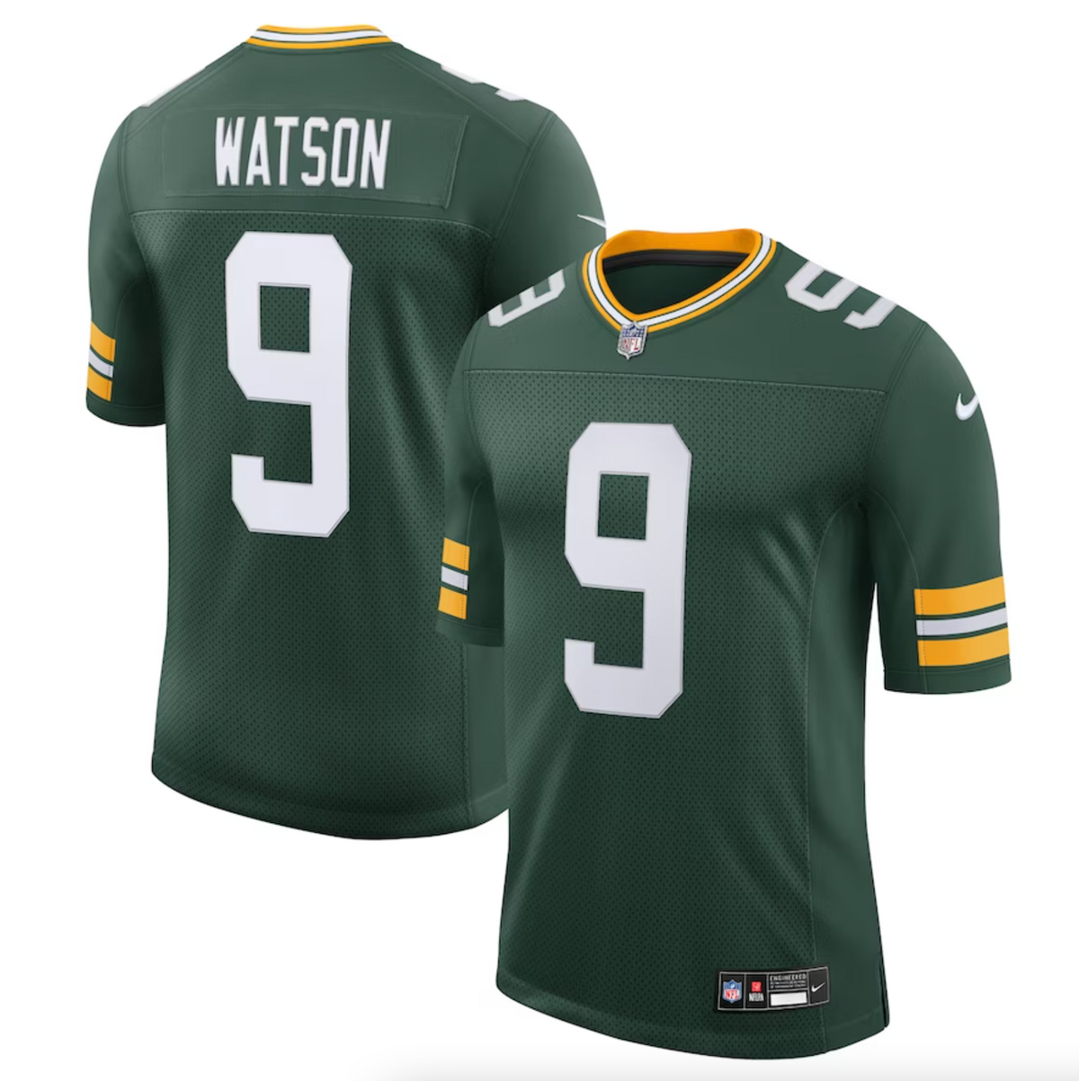 Men's Green Bay Packers Christian Watson Nike Green Vapor Untouchable Limited Jersey