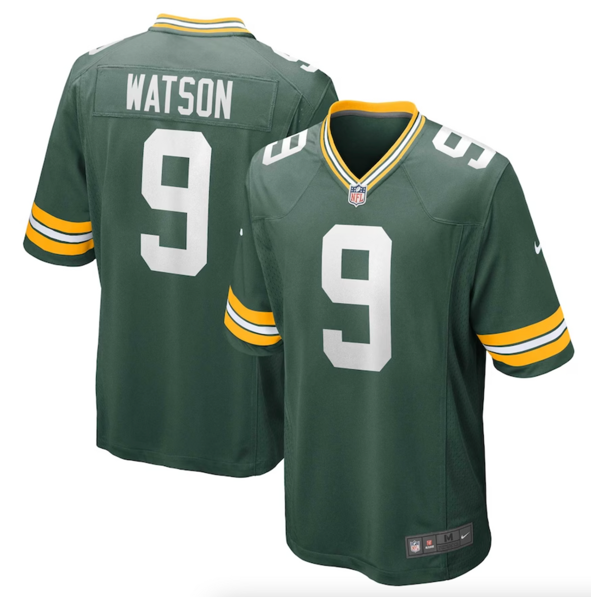 Men's Green Bay Packers Christian Watson Nike Green Game Jersey