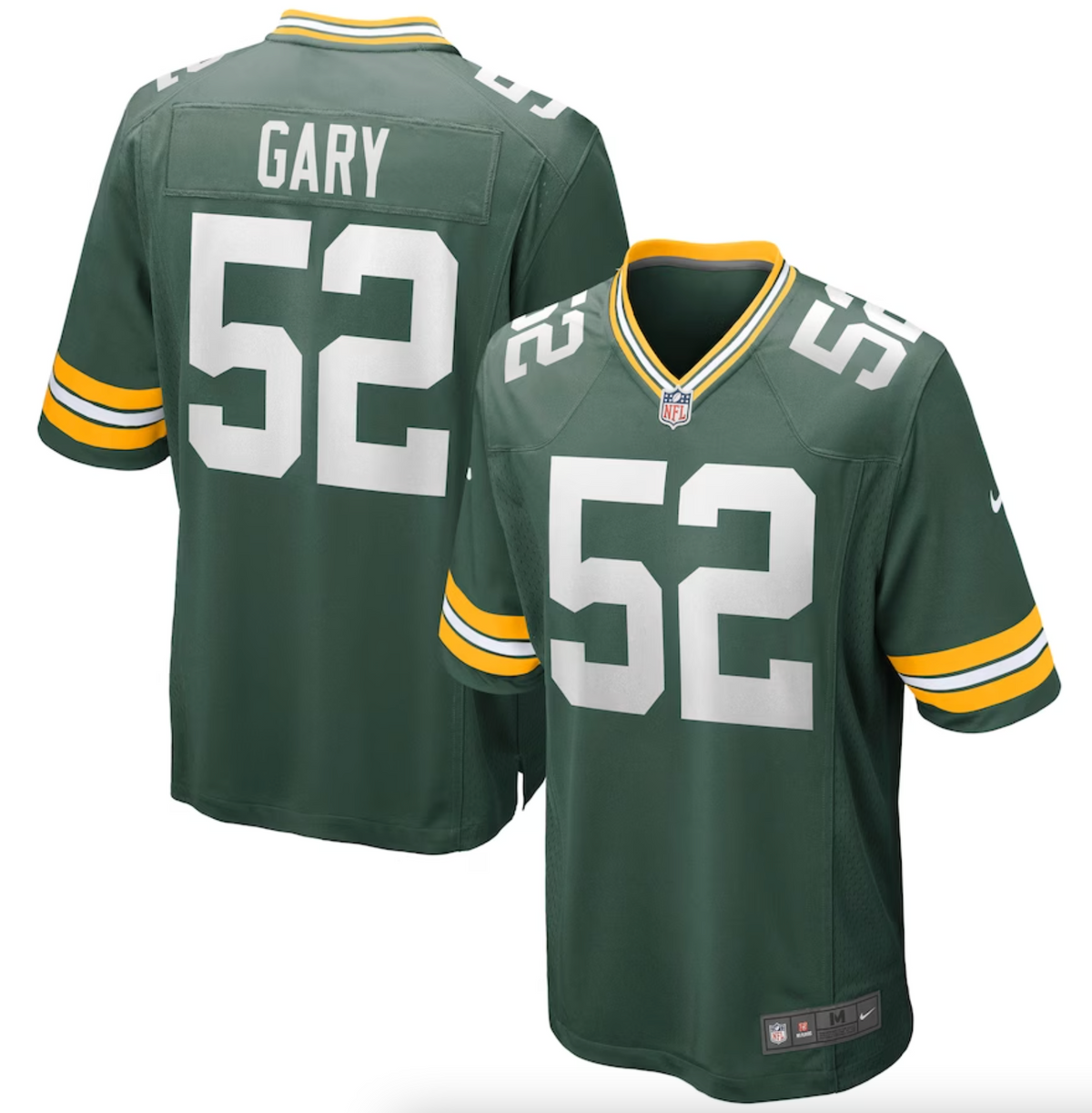 Men's Green Bay Packers Rashan Gary Nike Green Game Jersey