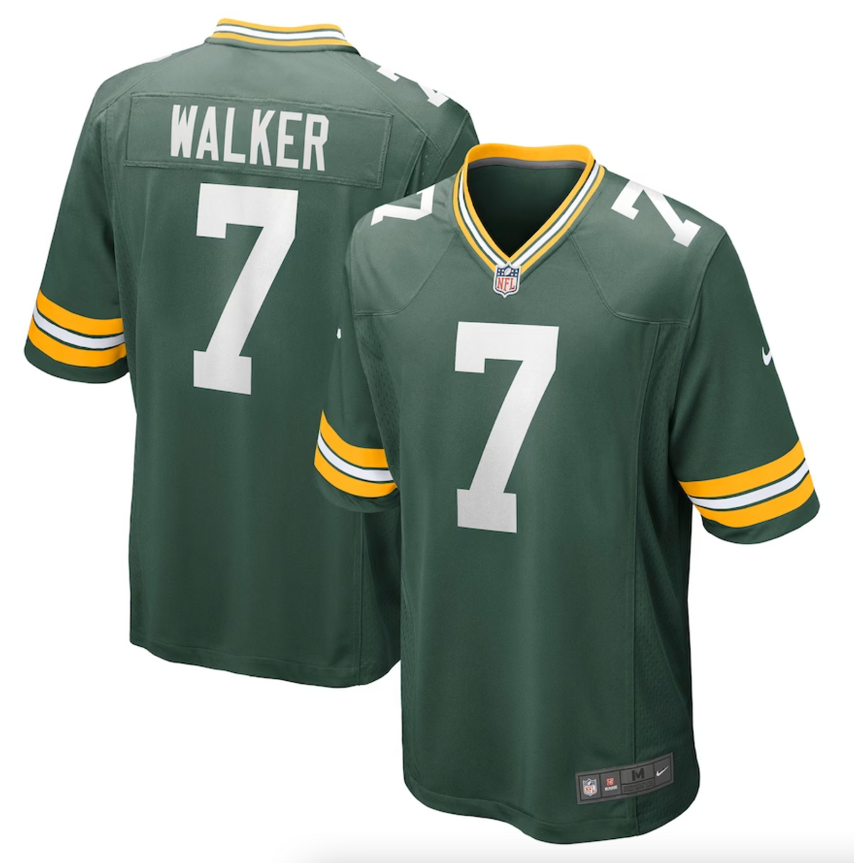 Men's Green Bay Packers Quay Walker Nike Green Player Game Jersey