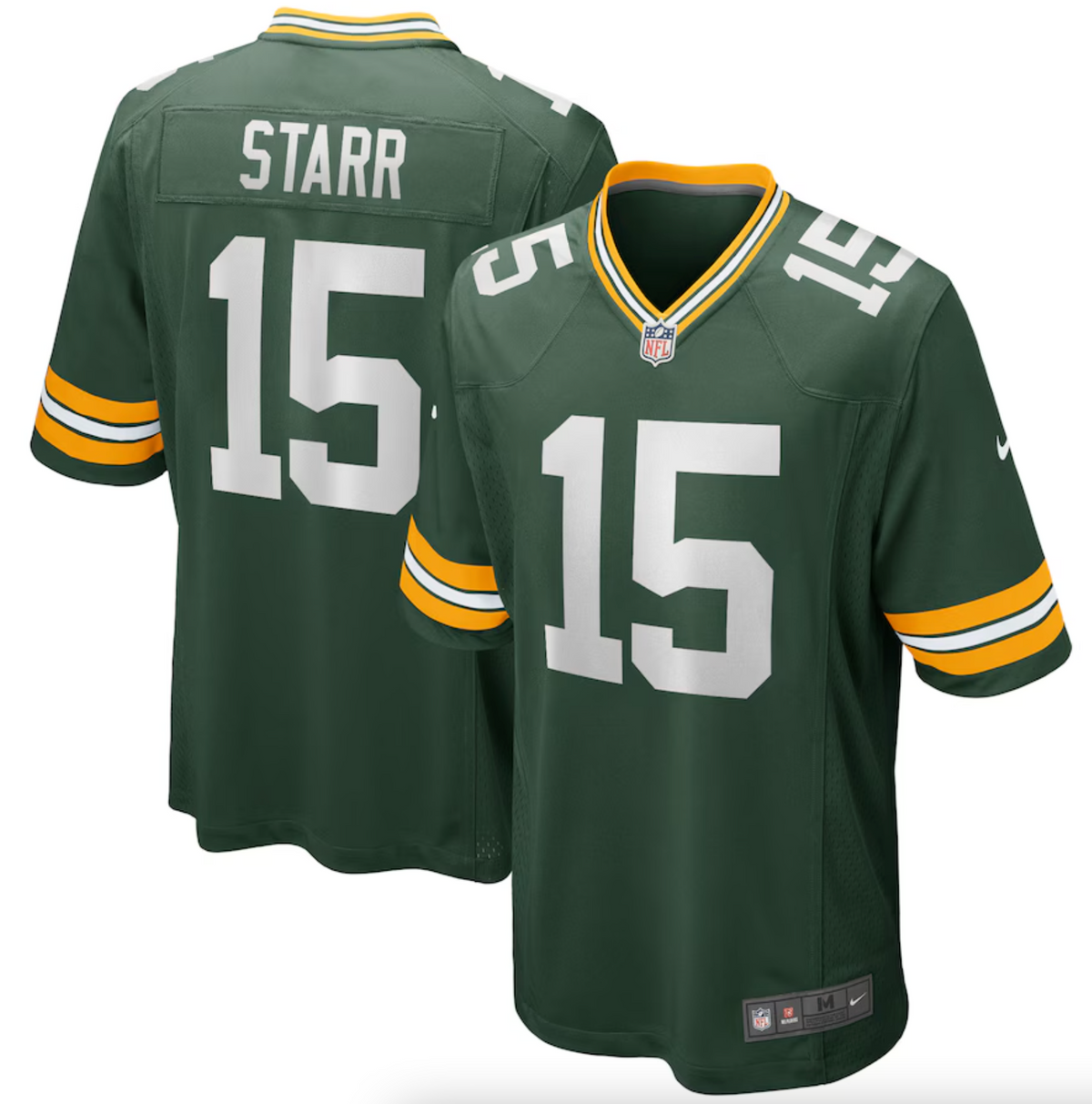 Men's Green Bay Packers Bart Starr Nike Green Game Retired Player Jersey