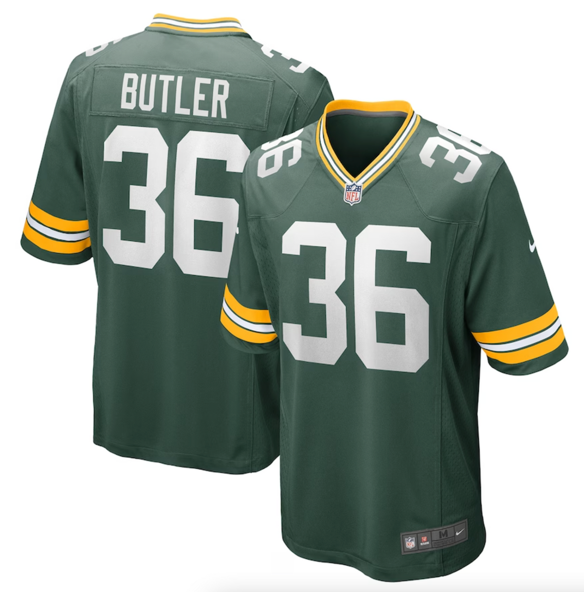 Men's Green Bay Packers LeRoy Butler Nike Green Retired Player Game Jersey