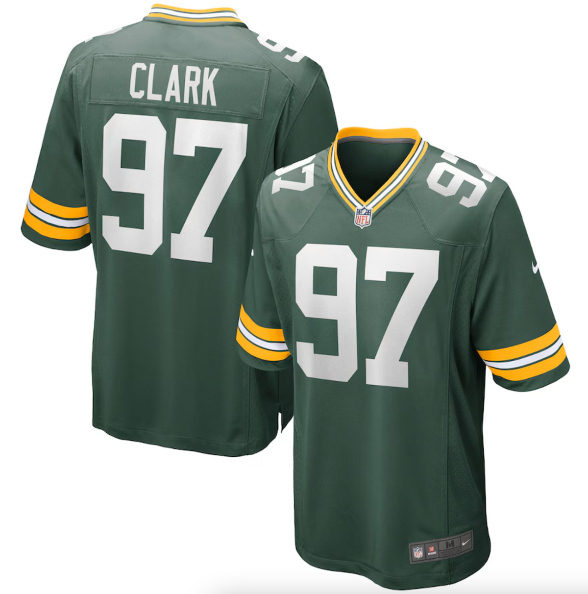 Men's Green Bay Packers Kenny Clark Nike Green Game Jersey