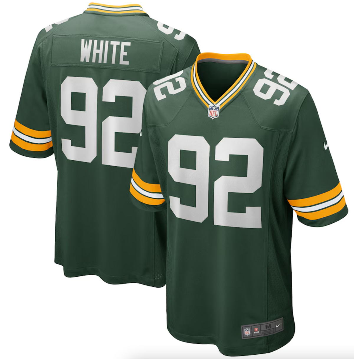 Men's Green Bay Packers Reggie White Nike Green Game Retired Player Jersey