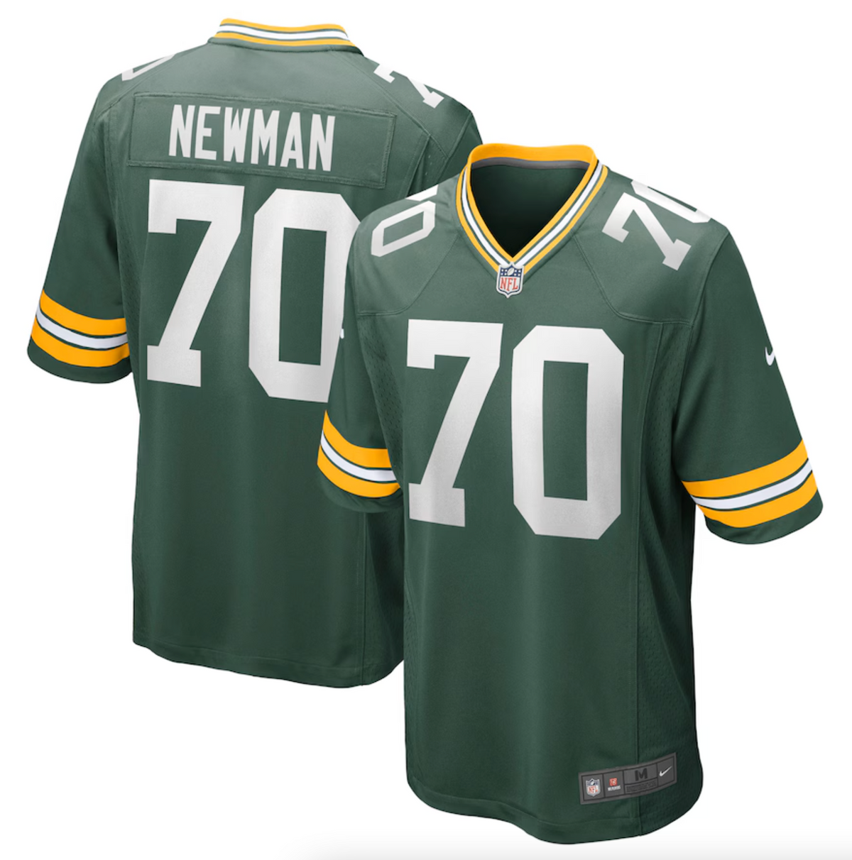 Men's Green Bay Packers Royce Newman Nike Green Game Jersey