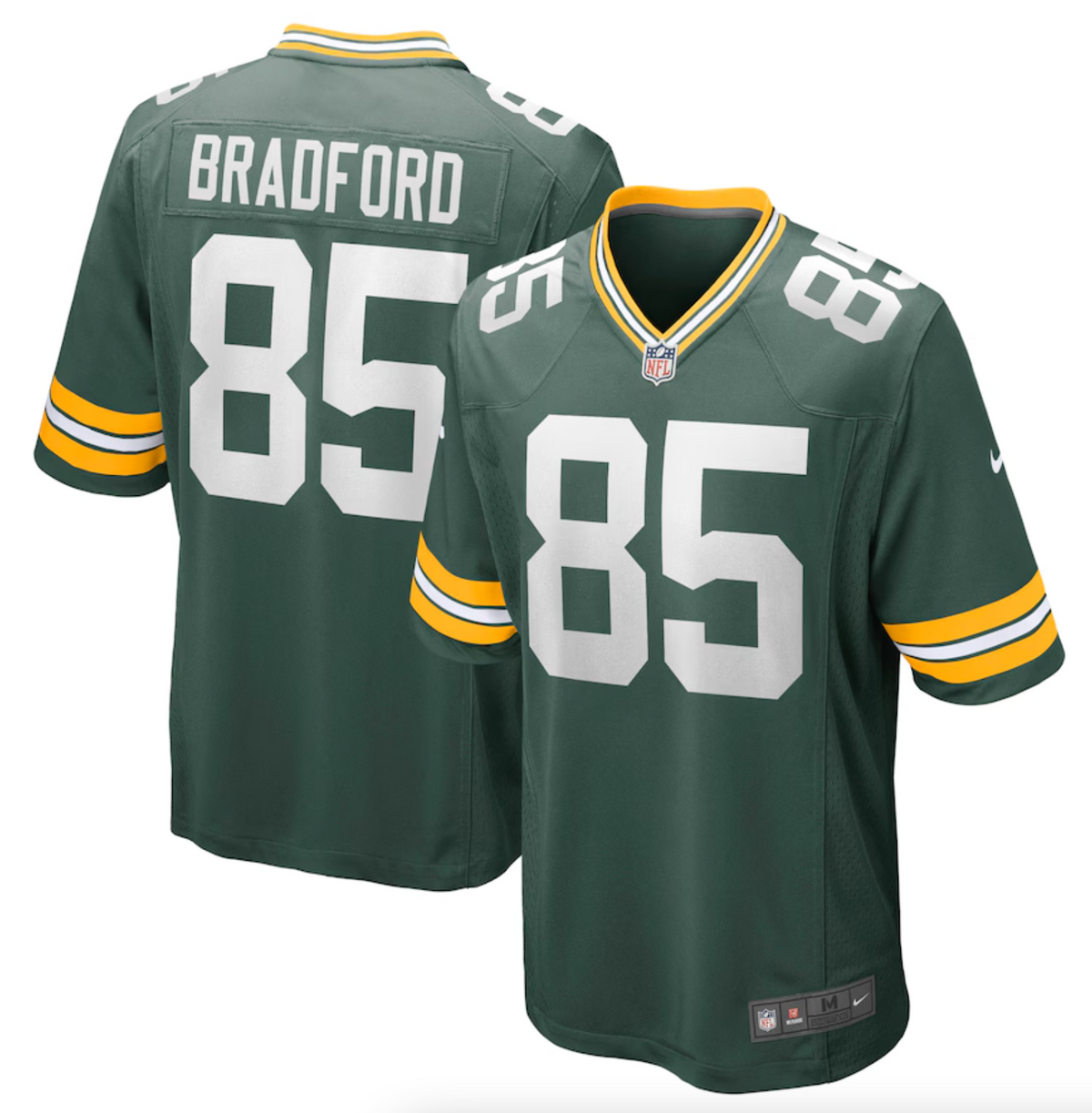 Men's Green Bay Packers Corey Bradford Nike Green Retired Player Jersey