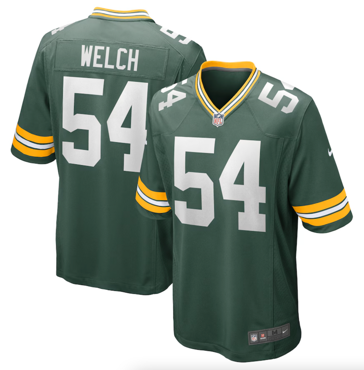 Men's Green Bay Packers Kristian Welch Nike Green Team Game Jersey