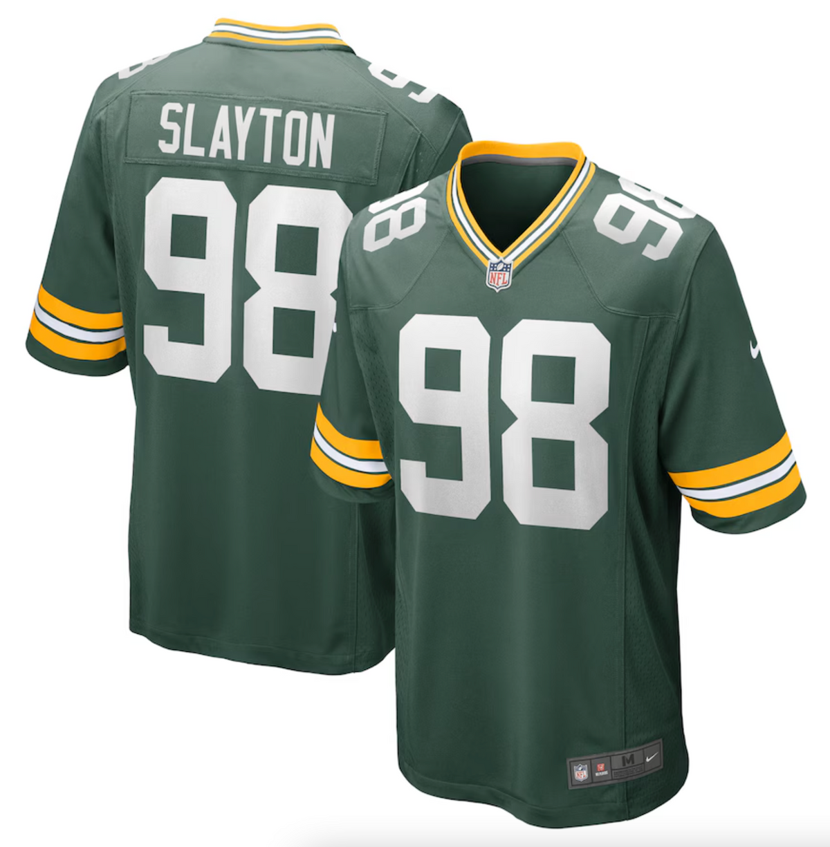 Men's Green Bay Packers Chris Slayton Nike Green Game Player Jersey