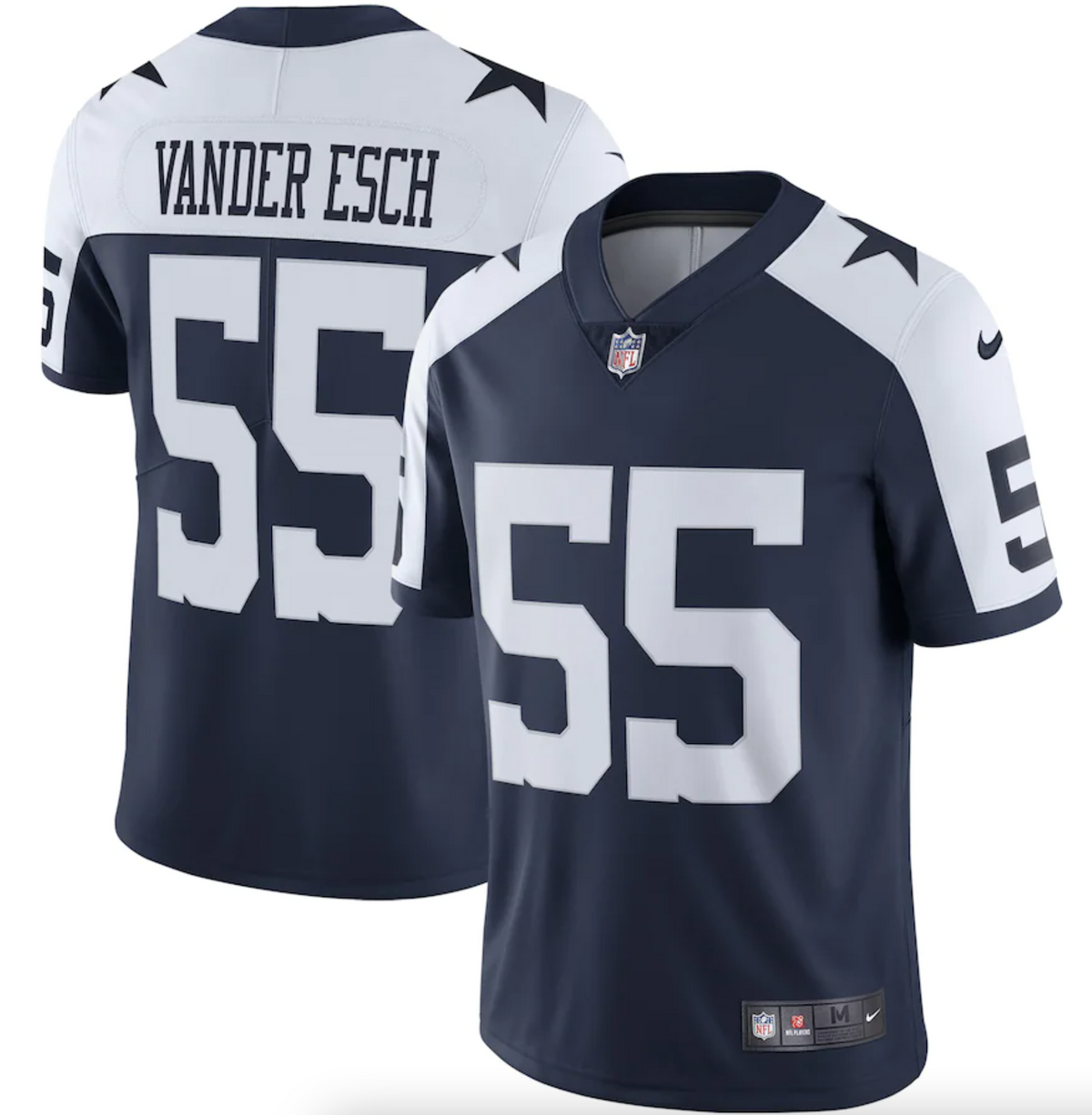 Men's Dallas Cowboys Leighton Vander Esch Nike Navy Alternate Vapor Limited Jersey