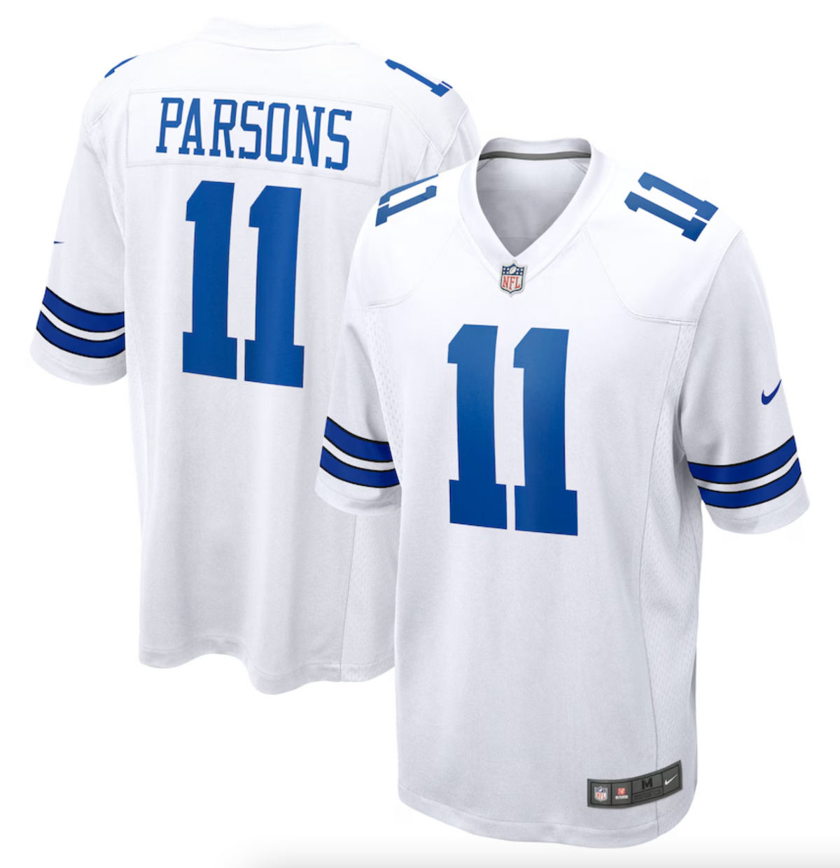 Men's Dallas Cowboys Micah Parsons Nike White Game Jersey