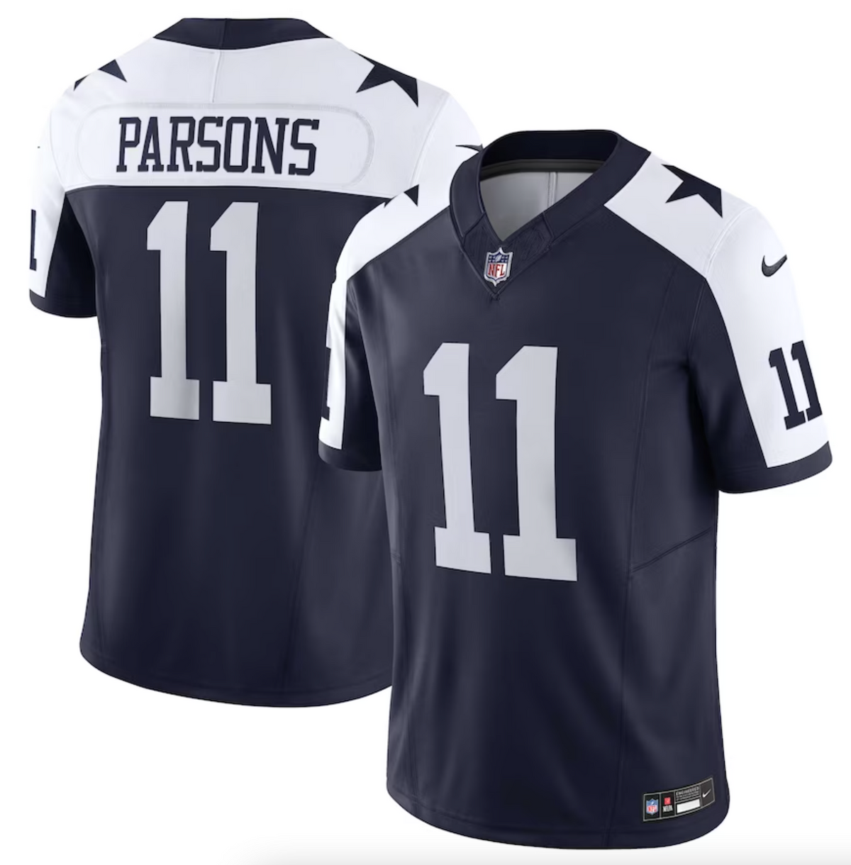 Men's Dallas Cowboys Micah Parsons Nike Navy Vapor F.U.S.E. Limited Jersey