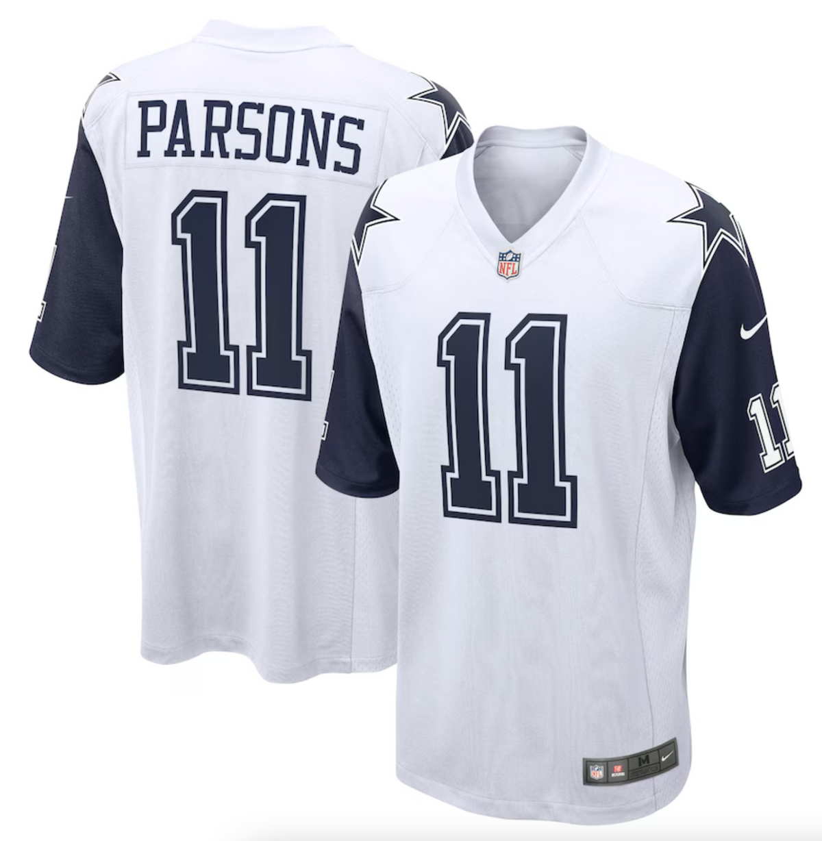 Men's Dallas Cowboys Micah Parsons Nike White Alternate Game Jersey