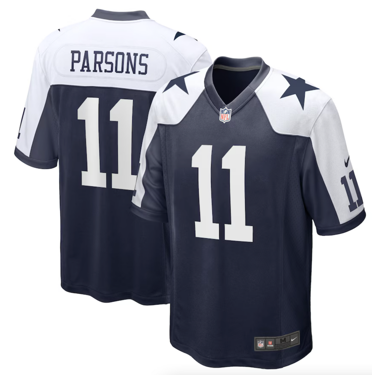 Men's Dallas Cowboys Micah Parsons Nike Navy Alternate Game Jersey