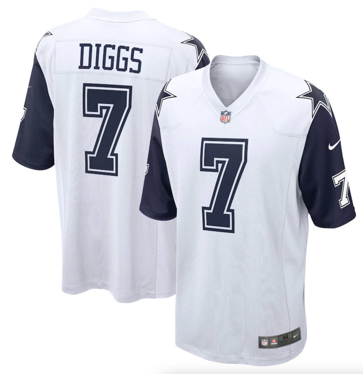 Men's Dallas Cowboys Trevon Diggs Nike White Alternate Game Jersey