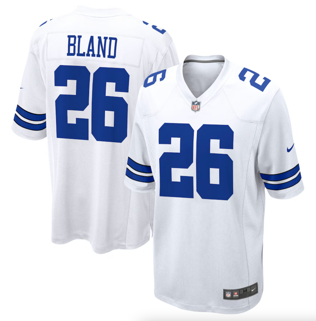 Men's Dallas Cowboys DaRon Bland Nike White Game Jersey