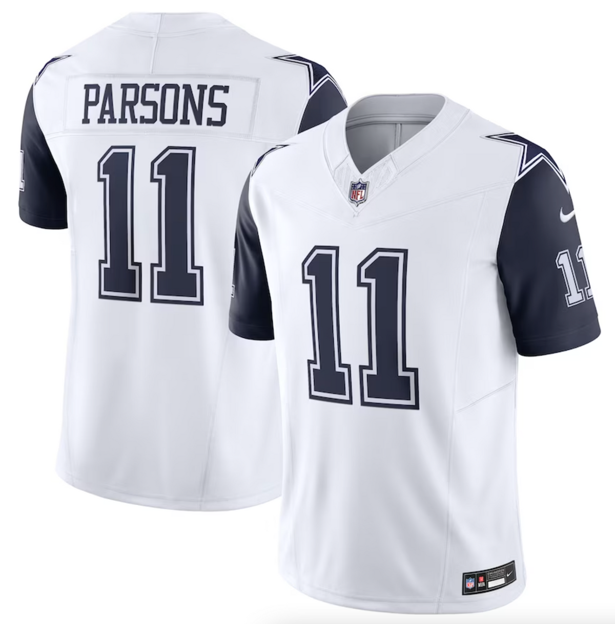 Men's Dallas Cowboys Micah Parsons Nike White Vapor F.U.S.E. Limited Jersey