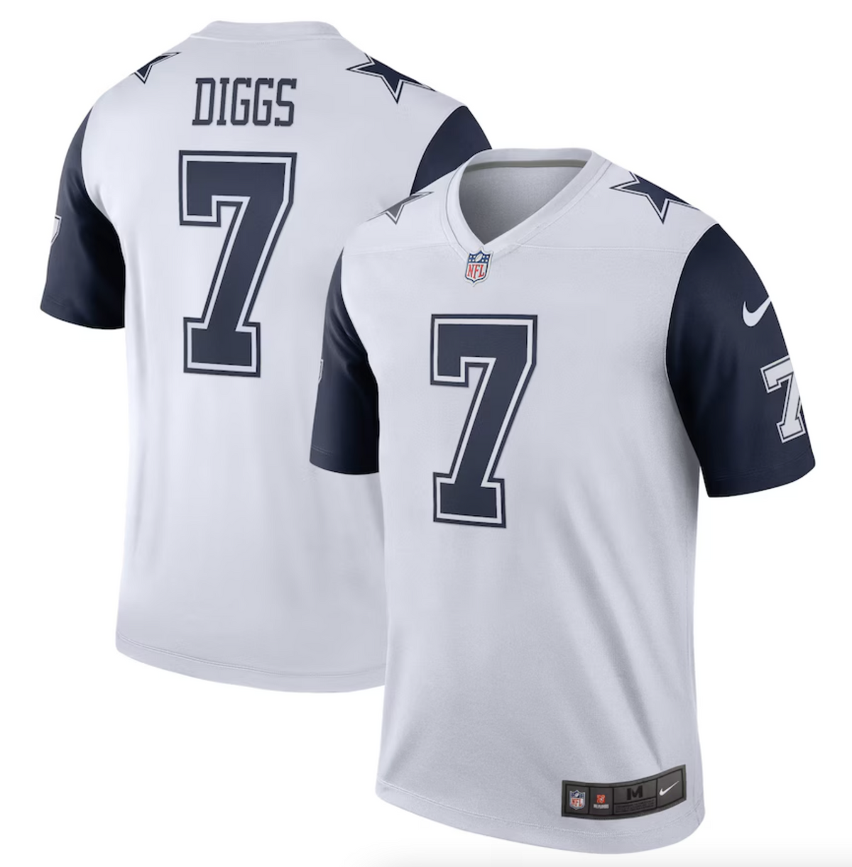 Men's Dallas Cowboys Trevon Diggs Nike White Legend Player Jersey