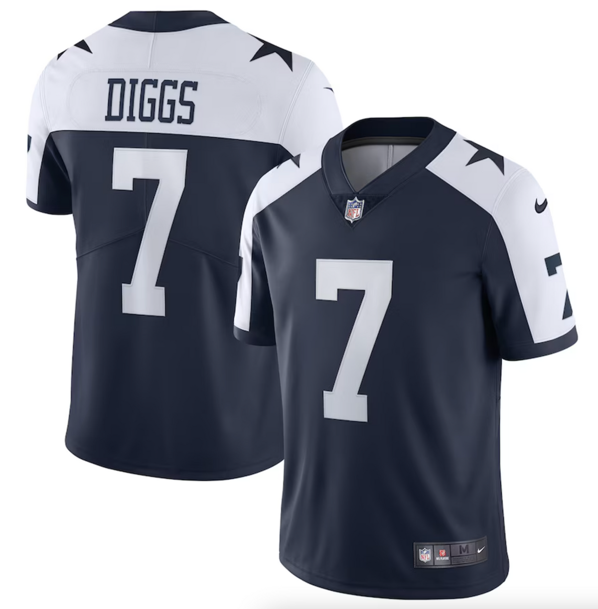 Men's Dallas Cowboys Trevon Diggs Nike Navy Alternate Vapor Limited Jersey