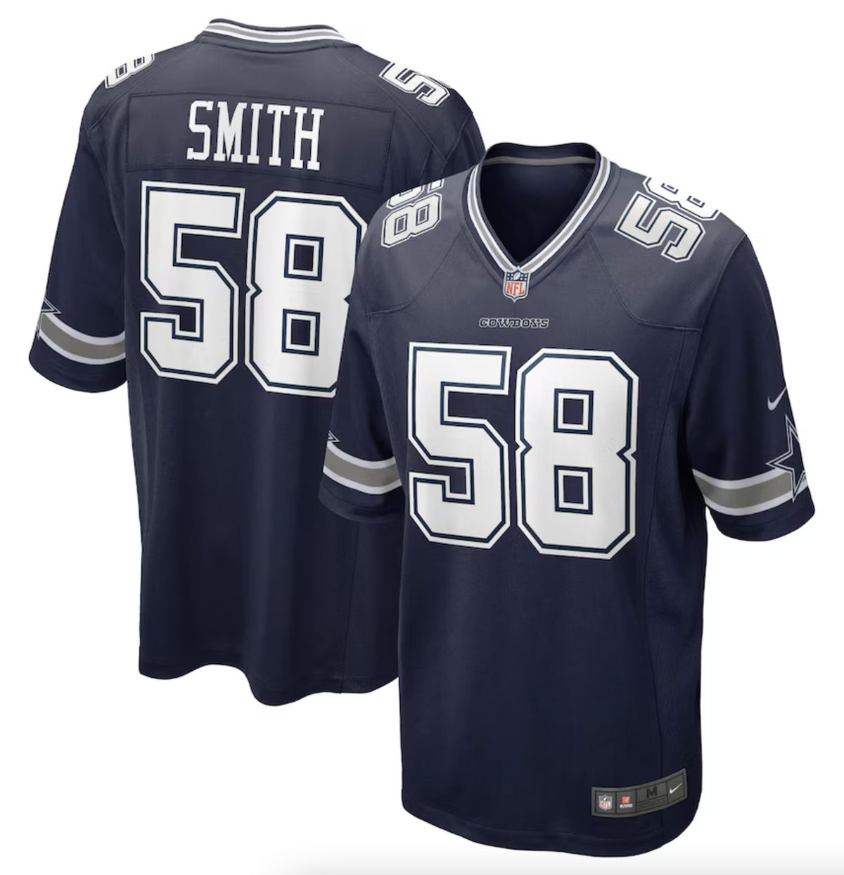 Men's Dallas Cowboys Mazi Smith Nike Navy 2023 NFL Draft First Round Pick Game Jersey