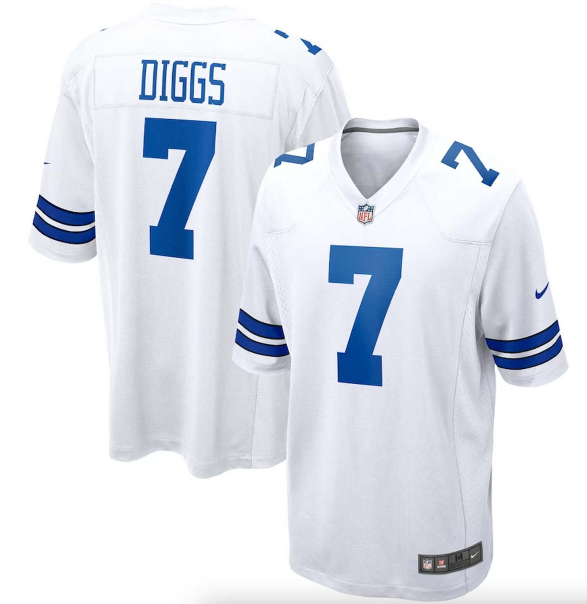 Men's Dallas Cowboys Trevon Diggs Nike White Game Jersey