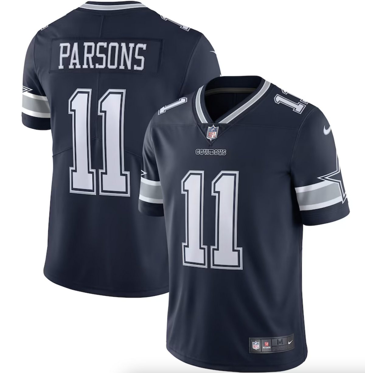 Men's Dallas Cowboys Micah Parsons Nike Navy Vapor Limited Jersey