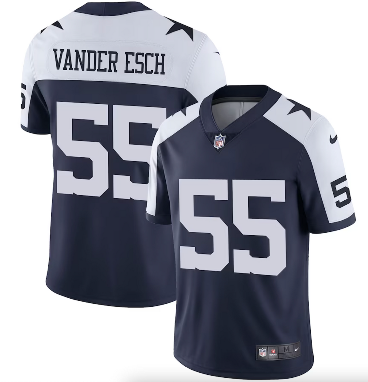 Men's Dallas Cowboys Leighton Vander Esch Nike Navy Alternate Vapor Limited Jersey