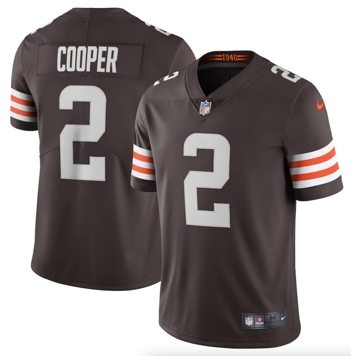 Men's Cleveland Browns Amari Cooper Nike Brown Vapor Limited Jersey