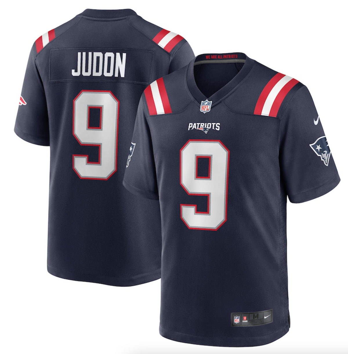 Men's New England Patriots Matthew Judon Nike Navy Game Player Jersey