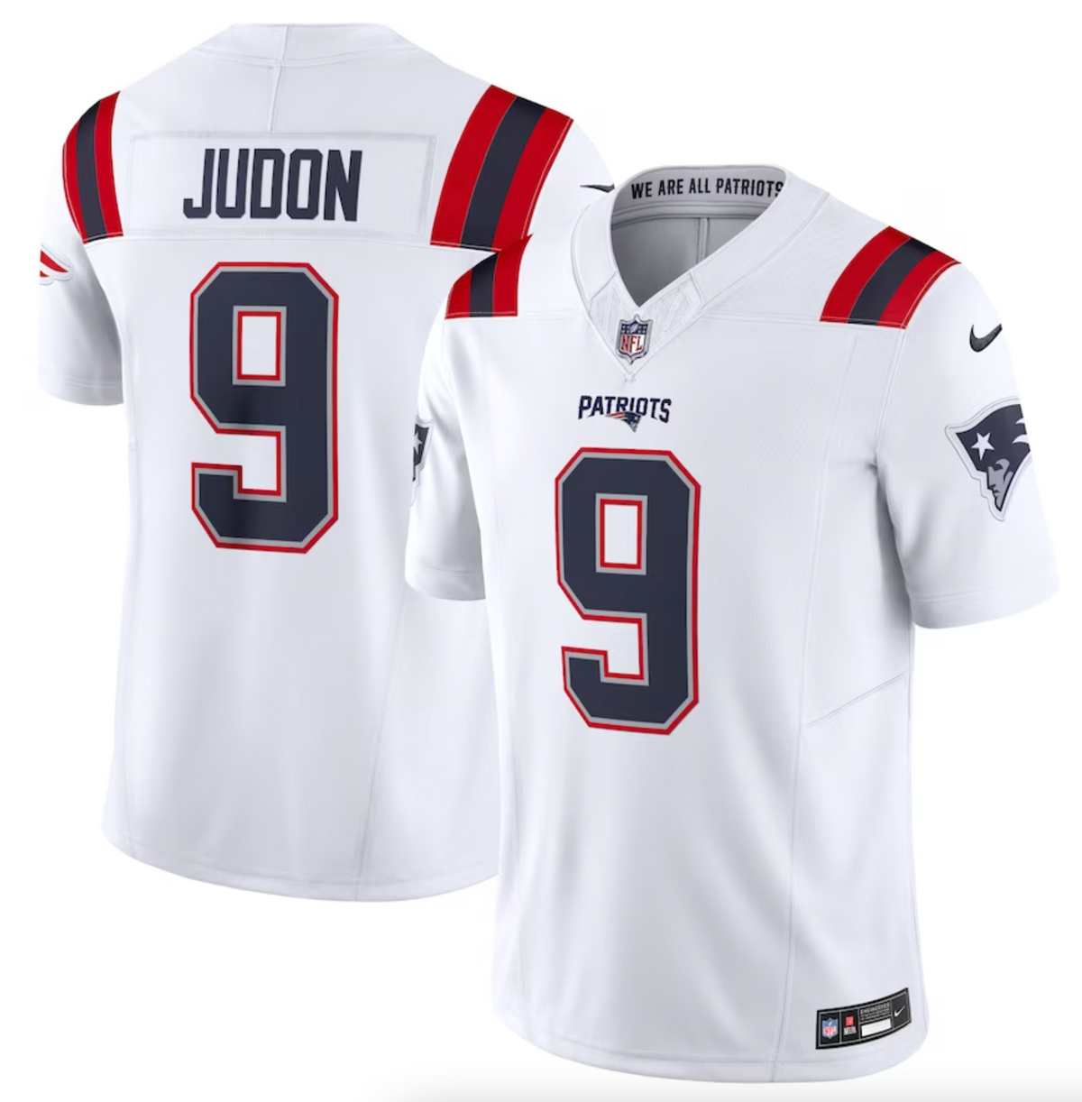 Men's New England Patriots Matthew Judon Nike White Vapor F.U.S.E. Limited Jersey