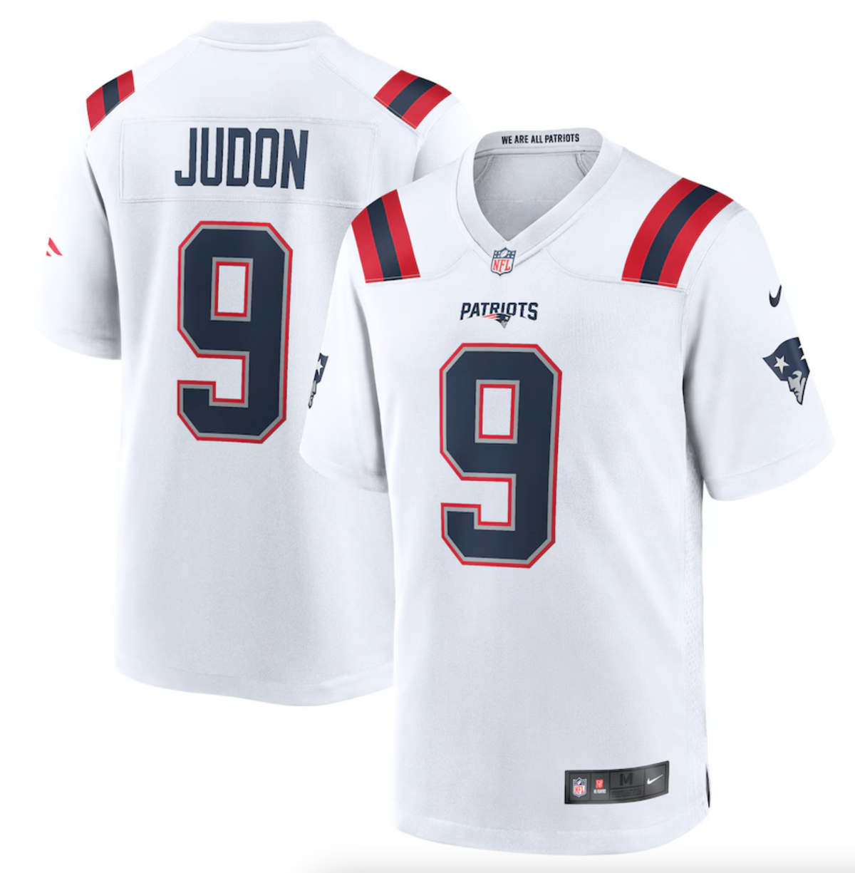 Men's New England Patriots Matthew Judon Nike White Game Jersey