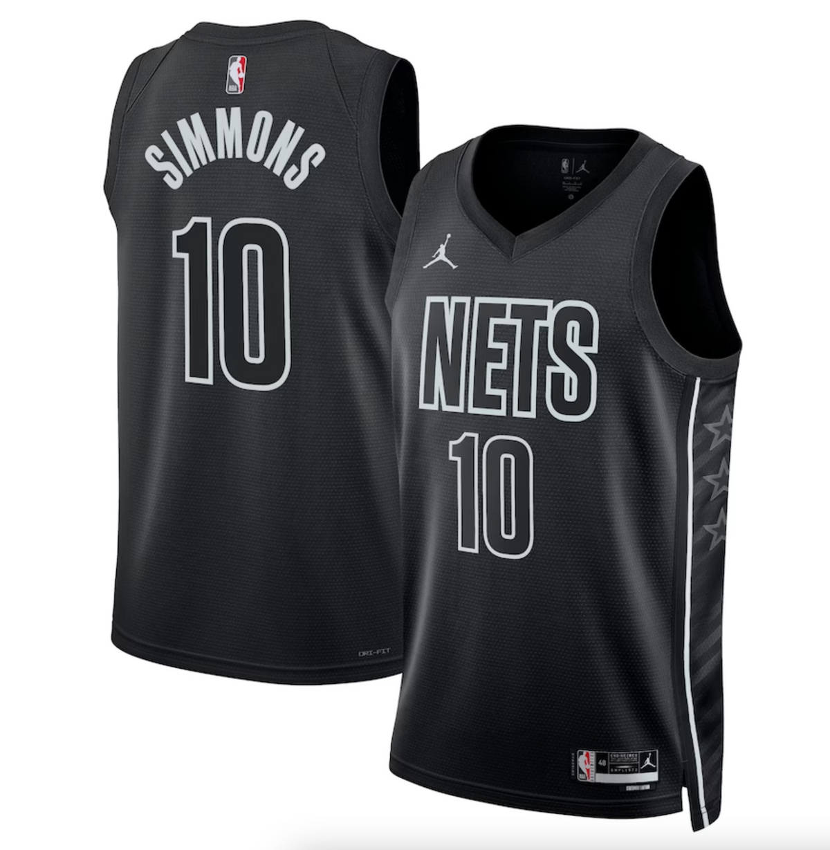 Brooklyn Nets Jordan Statement Edition Swingman Jersey - Black - Ben Simmons - Unisex